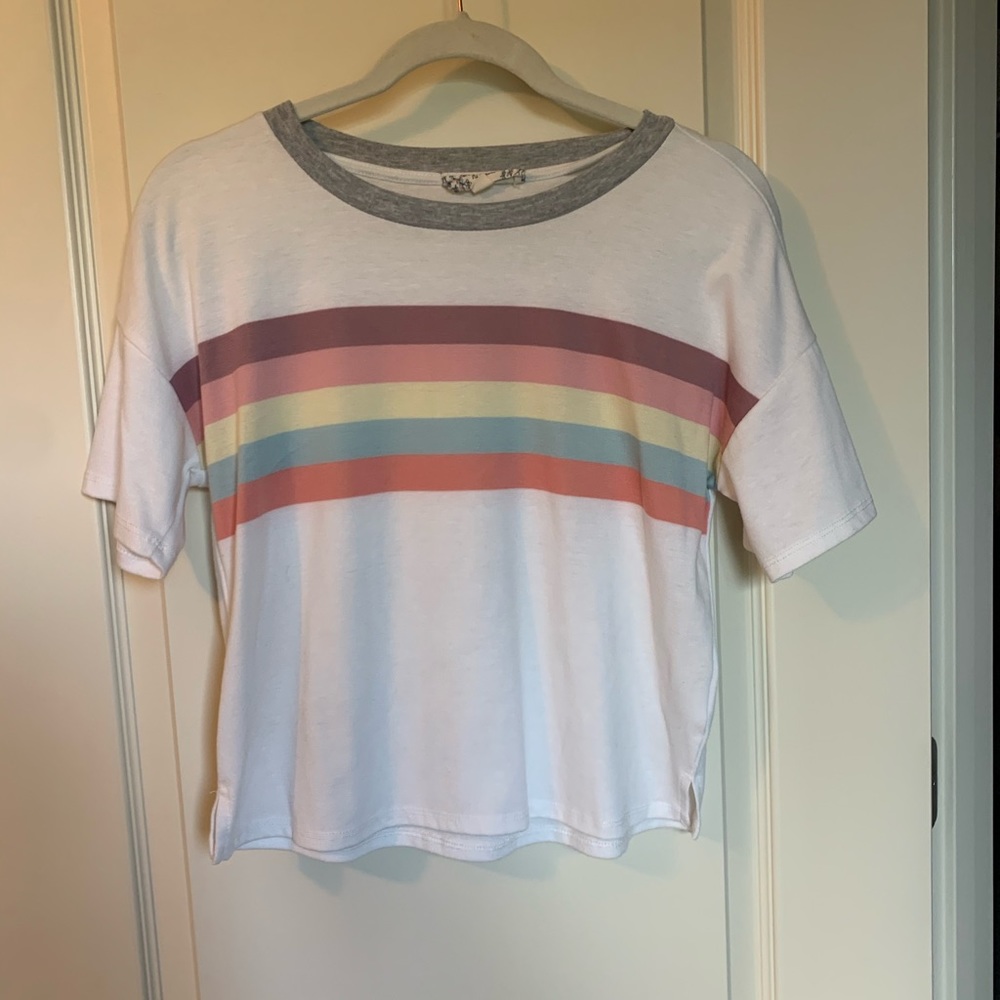 Striped crop top